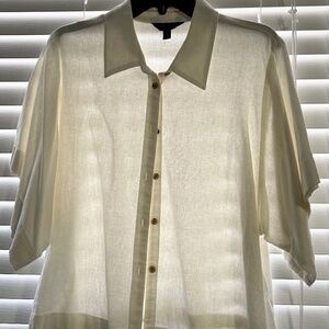 Banana Republic Linen Blouse